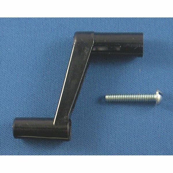 Crank Handle 1in Black Plastic, Strybuc, Mfr#: 838P BLK
